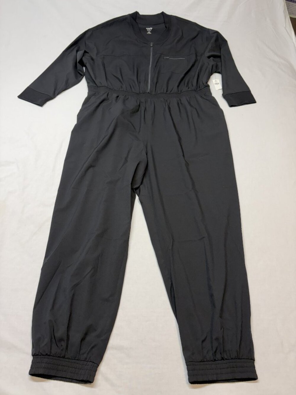 Old Navy Black Long Sleeve Jumpsuit Romper